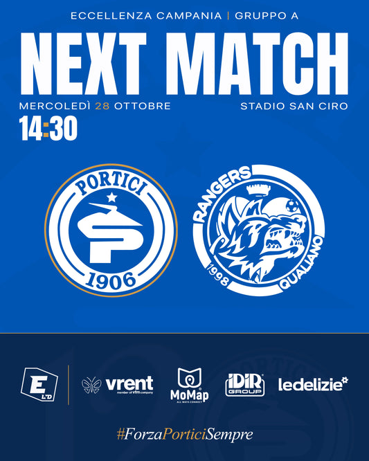 Portici - Rangers Qualiano | info tagliandi e partita