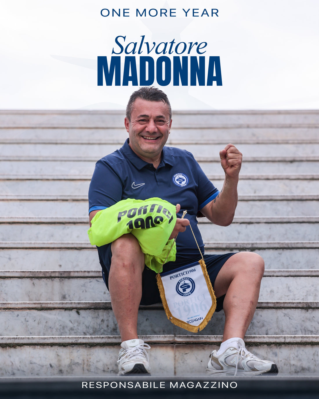 ONE MORE YEAR - Portici 1906 e Salvatore Madonna ancora insieme: la nota