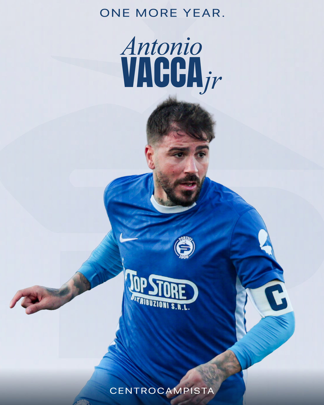 ONE MORE YEAR - Portici, classe ed esperienza: ufficiale la conferma di Vacca Jr.