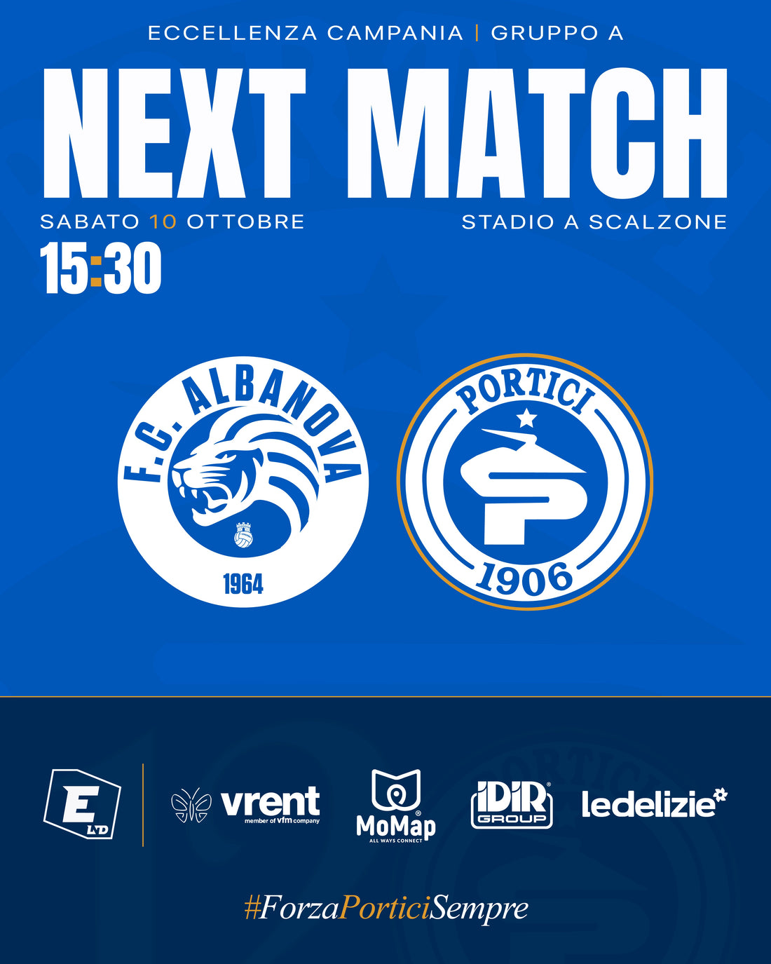 Albanova - Portici | info tagliandi e partita